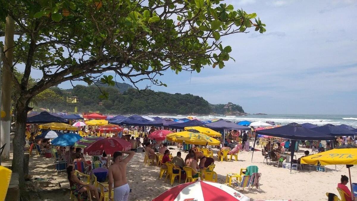Cantinho Do Descanso Ll Na Praia Grande Ubatuba Eksteriør billede